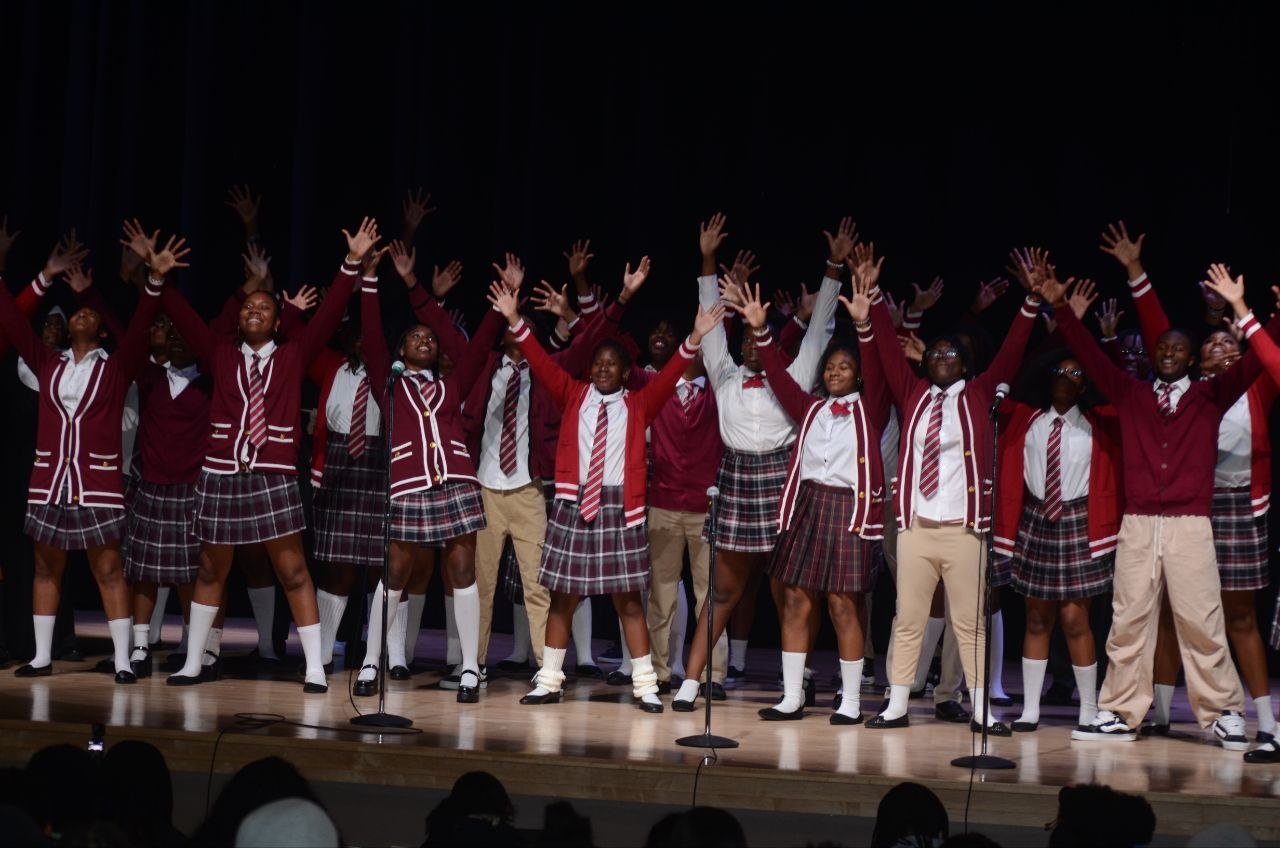 C.R.A.F.T. choir performing on stage